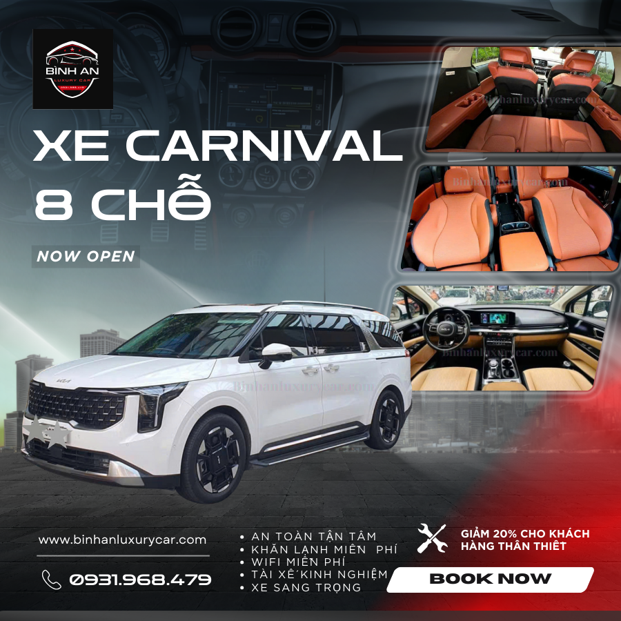 carnival 8 chỗ