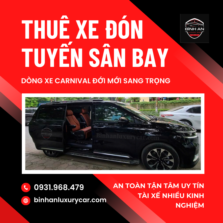 thuê xe đưa đón tuyến sân bay